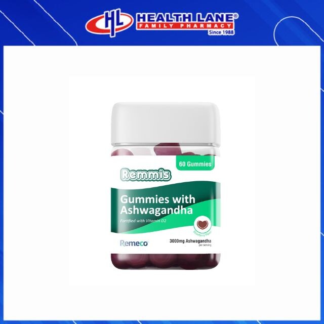 REMECO REMMIS ASHWAGANDHA GUMMIES 60'S
